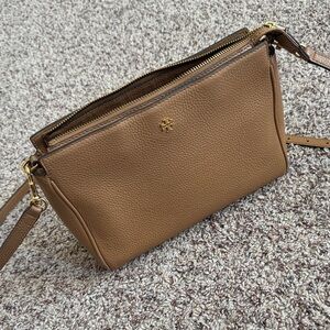 Tory Burch Tan Leather Crossbody Bag
